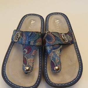 Alegria Women's Blue and Purple Sandals NEW Women's 7